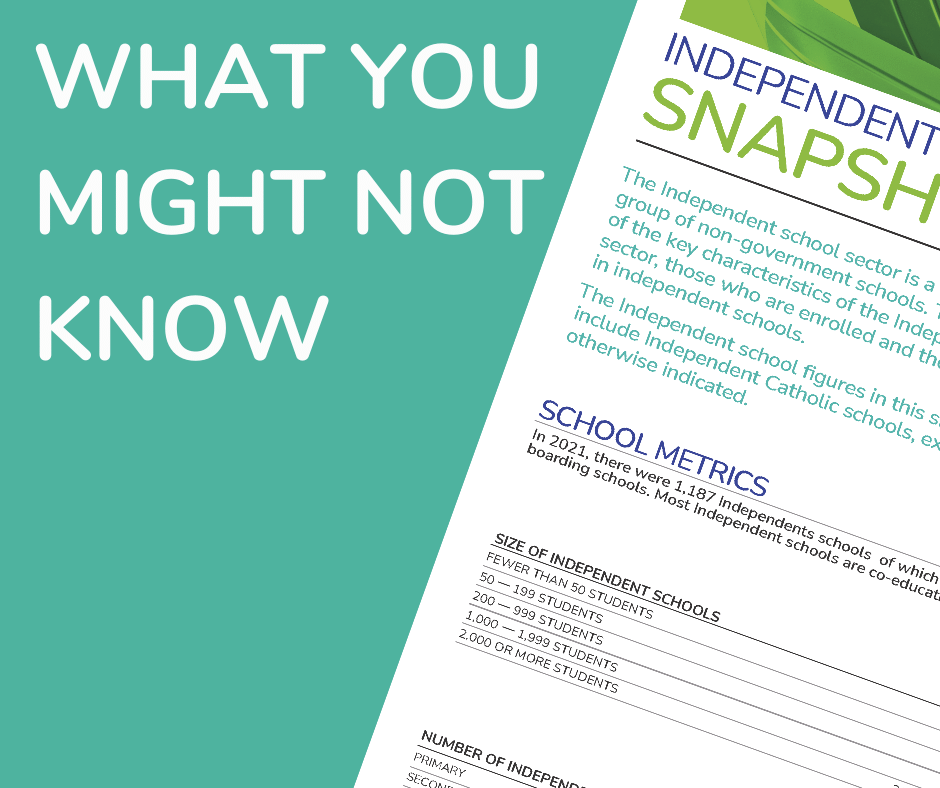 More and more families are choosing Independent schools in Australia. Check this and other facts in our snapshot. #school #education  isa.edu.au/snapshot-2022/