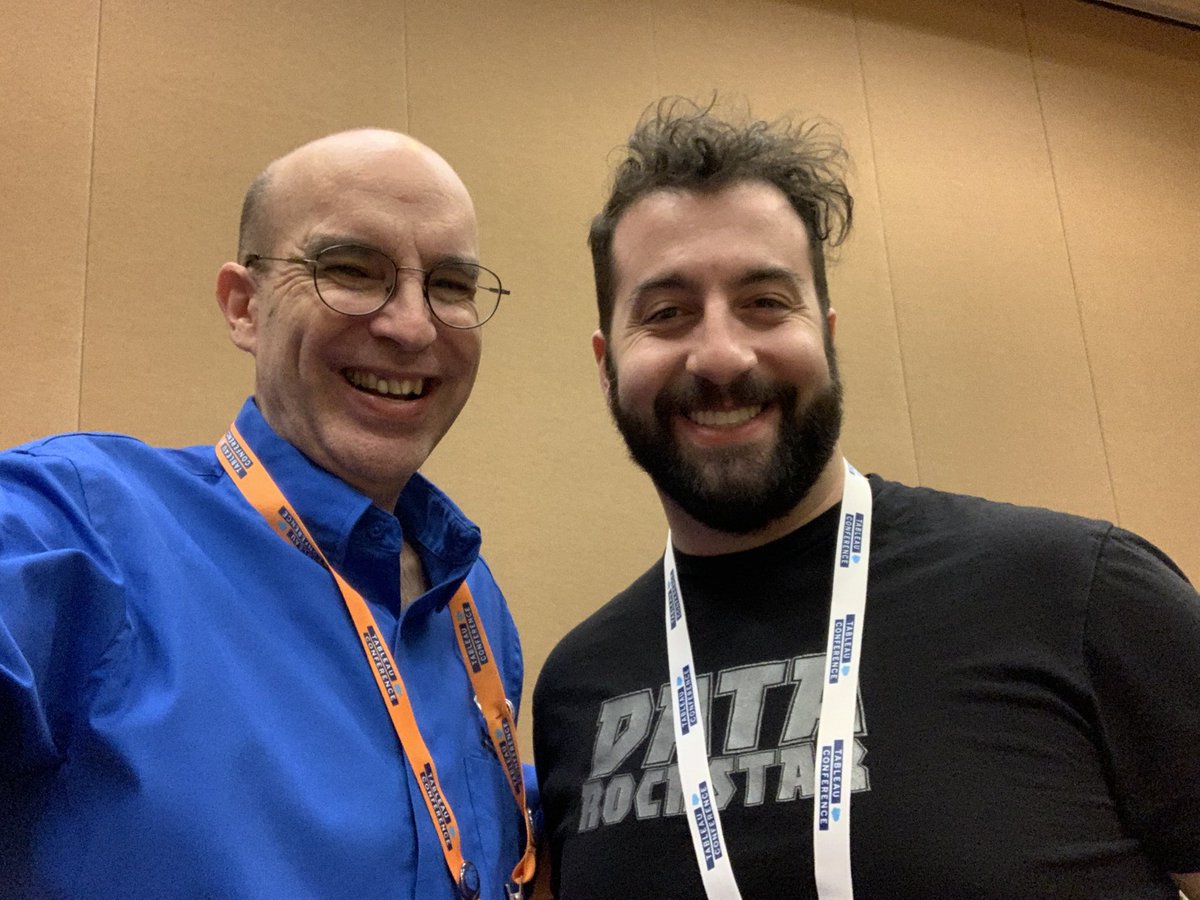 DocKevinElder's tweet photo. Also had 1:1 with @MarkBradbourne & #DevOnStage #DataRockStar Nathan Mannheimer in my Industry Analyst role today! https://t.co/W4G7LAq7up