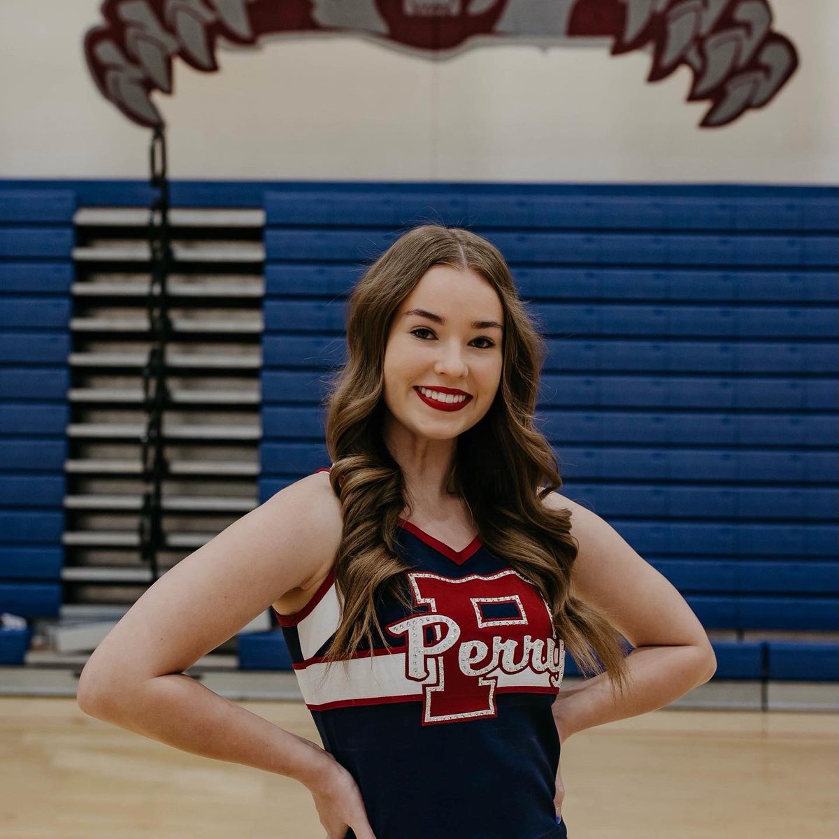 PerryPomCheer's tweet photo. ✨Senior Spotlight✨
Hailey Hanson
3 years on Perry Cheer 
3 State Titles 
Headed to Northern Arizona University #jacksup 
We ♥️ You https://t.co/xbBB2GZlrI