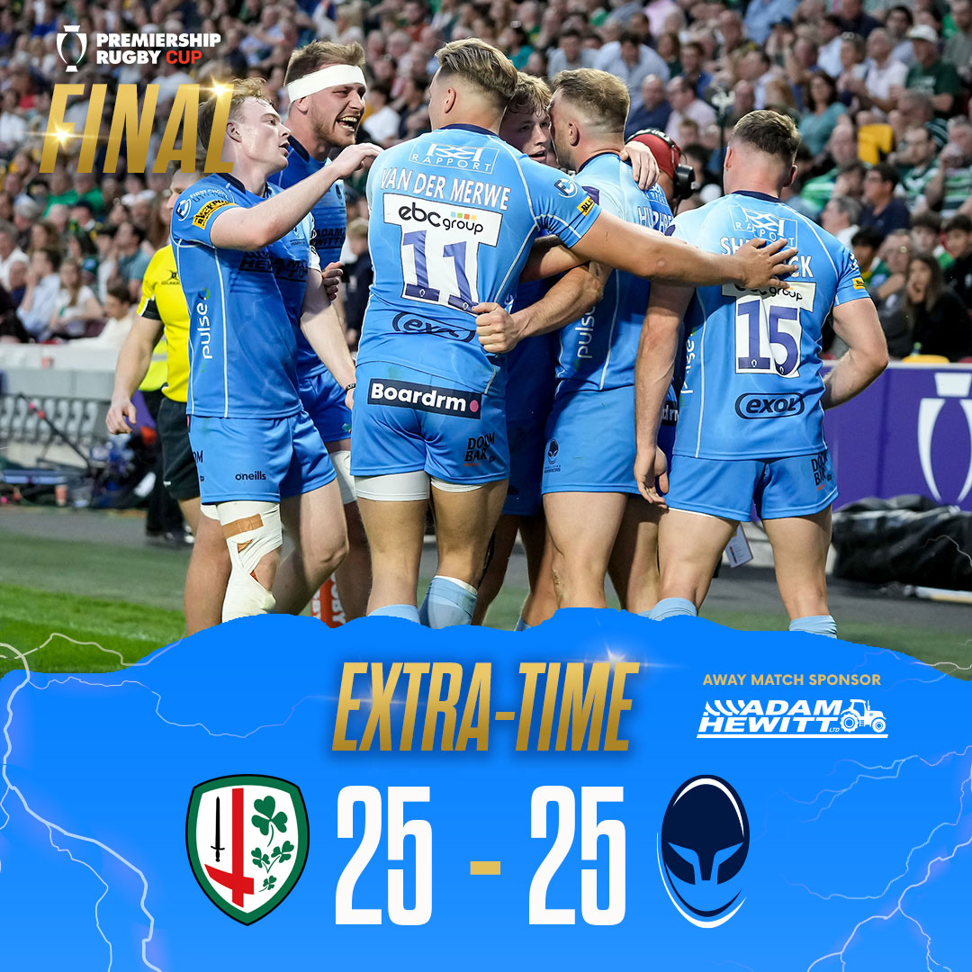 WorcsWarriors's tweet photo. FT | London Irish 25-25 Worcester Warriors 

It all comes down to tries scored.

And we are CHAMPIONS!

🏆 🥳 🏆

#COYW #PremCupFinal https://t.co/uRroRyrwPx