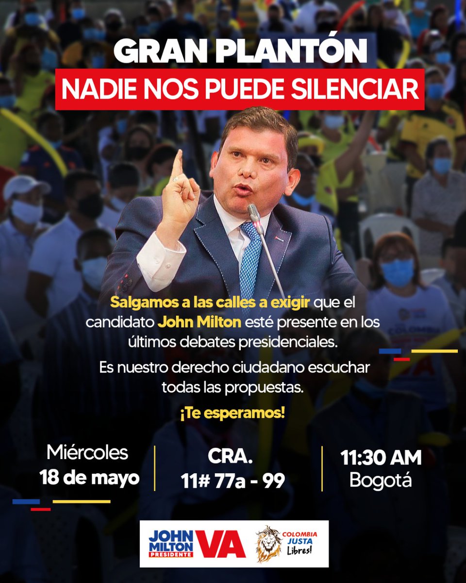SolmaSaumeth's tweet photo. #JohnMiltonPresidenteVa https://t.co/QgdwtAoajT
