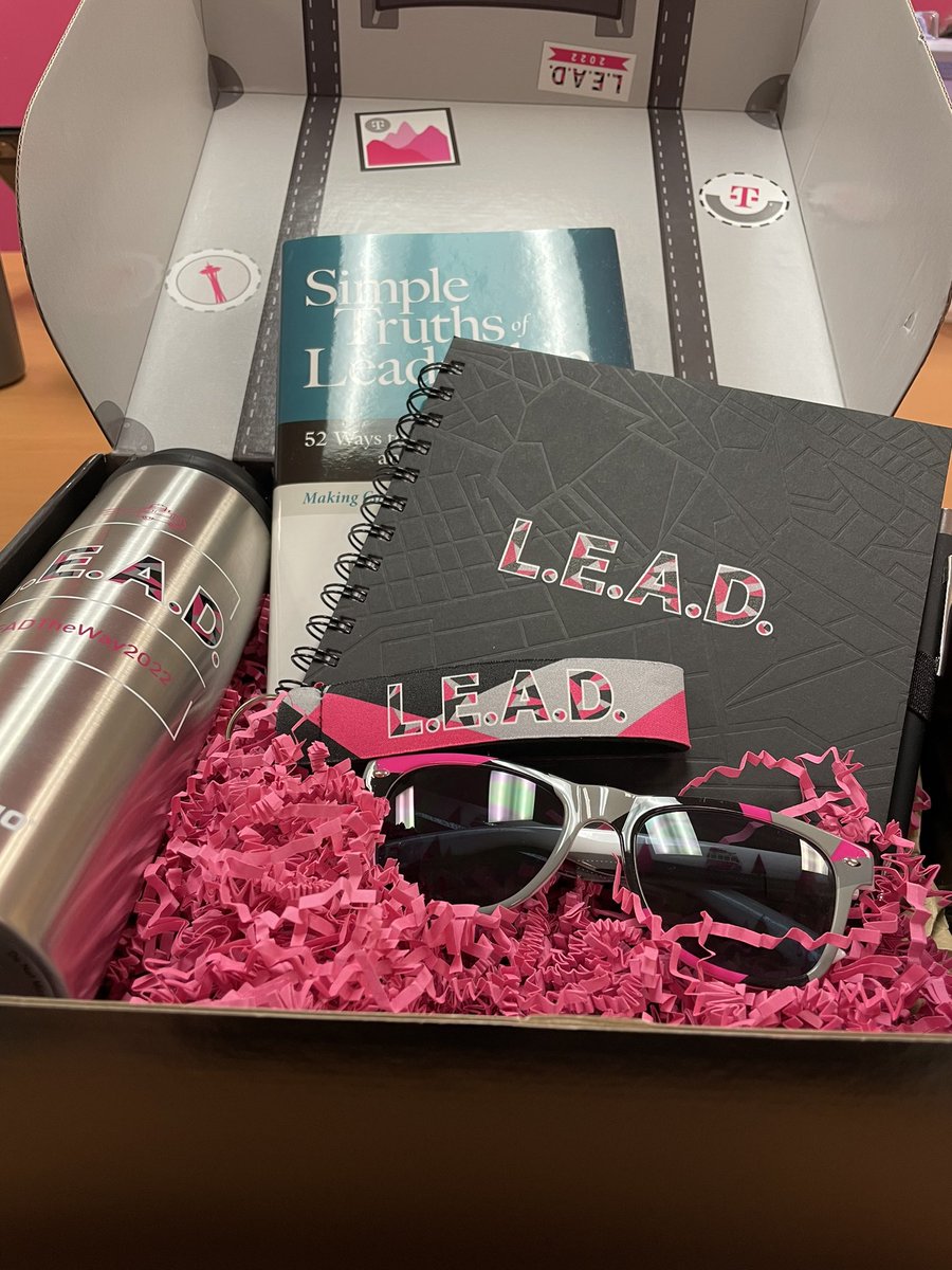 My L.E.A.D Swag came in, looking forward to the next 6 months as a mentor. #lead2022 #tmobile #payitforward