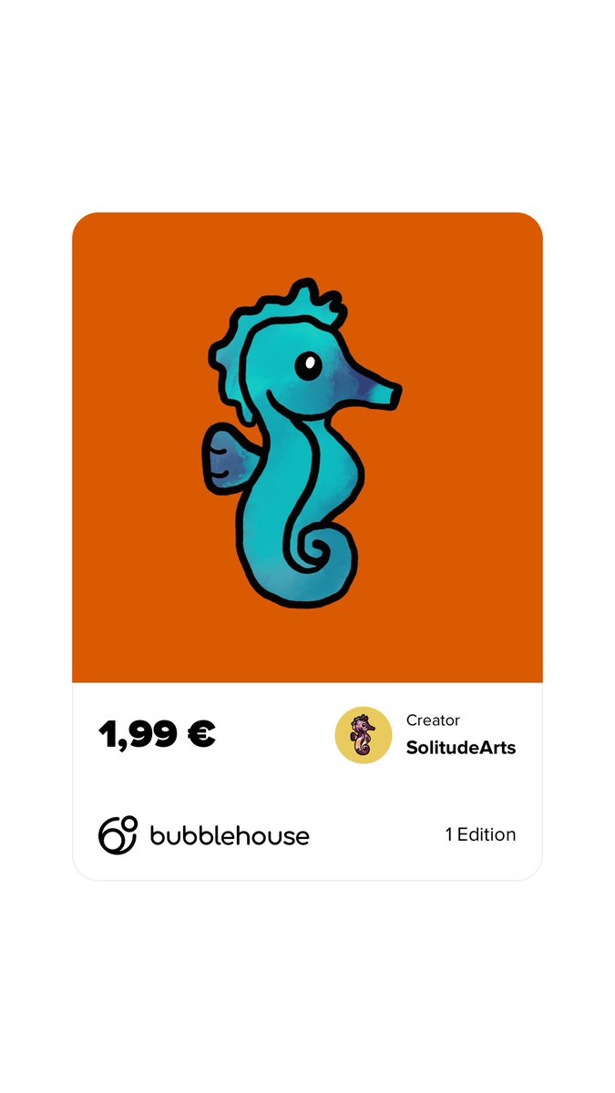 solitude_arts's tweet photo. Some of my abstract seahorses are available with a big discount for limited time. Go get it! 

#nft #seahorse #nfts #art #abstract #nftartist #bubblehouse #NFTCommunity https://t.co/zPyWTEe6B5