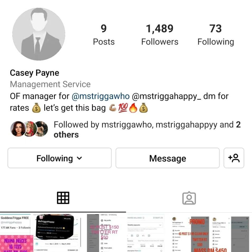 DangerNoa's tweet photo. Ladies, do not send your money to @mstriggawho (Betsy Cruz) and Instagram @pizzurp_ (Chomps/Casey Payne). They scammed $950.00USD from me for promotion service. They did not promote my unfuzzy ass pictures/videos on Instagram, Twitter, Facebook,  and the $500 Onlyfans Mass DM. https://t.co/d3zJ9xxE9z
