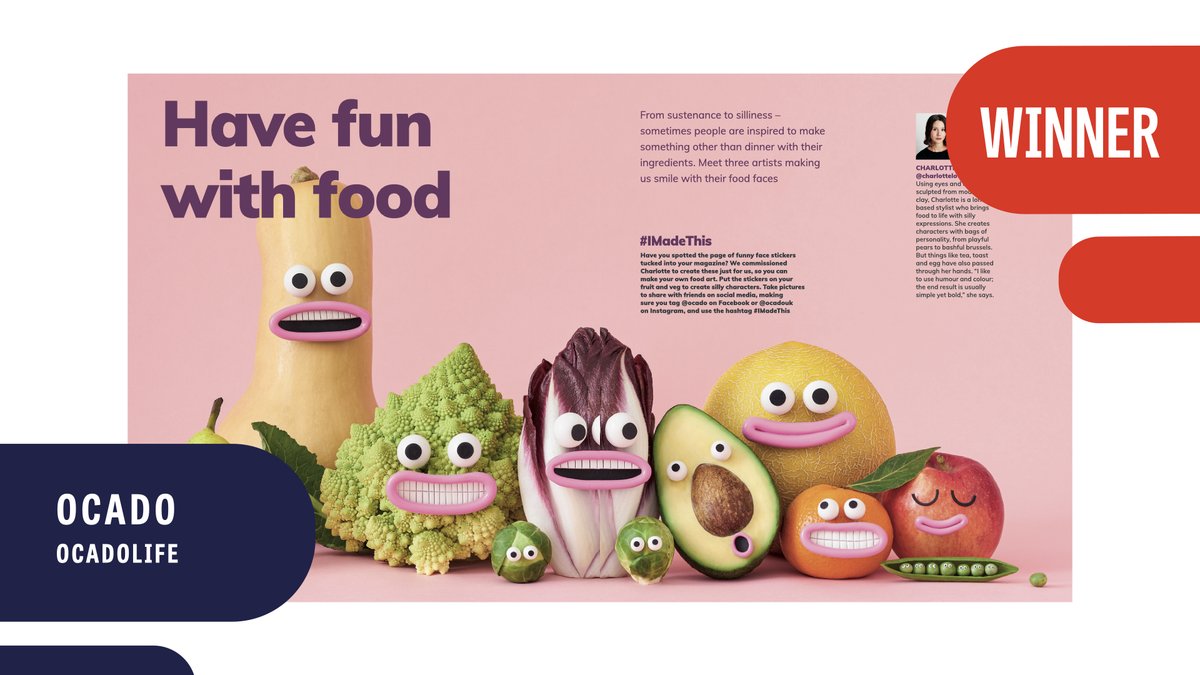 BMAwards_'s tweet photo. The #BritishMediaAwards trophy goes to @Ocado for OcadoLife, in the Editorial Team of the Year - Customer Publishing category, congratulations! https://t.co/b8wymtgyvv