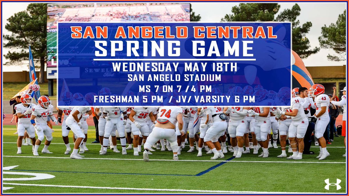 AngryOrangeFB's tweet photo. Come out and support your San Angelo Bobcats tomorrow! https://t.co/VlL0oK75MD