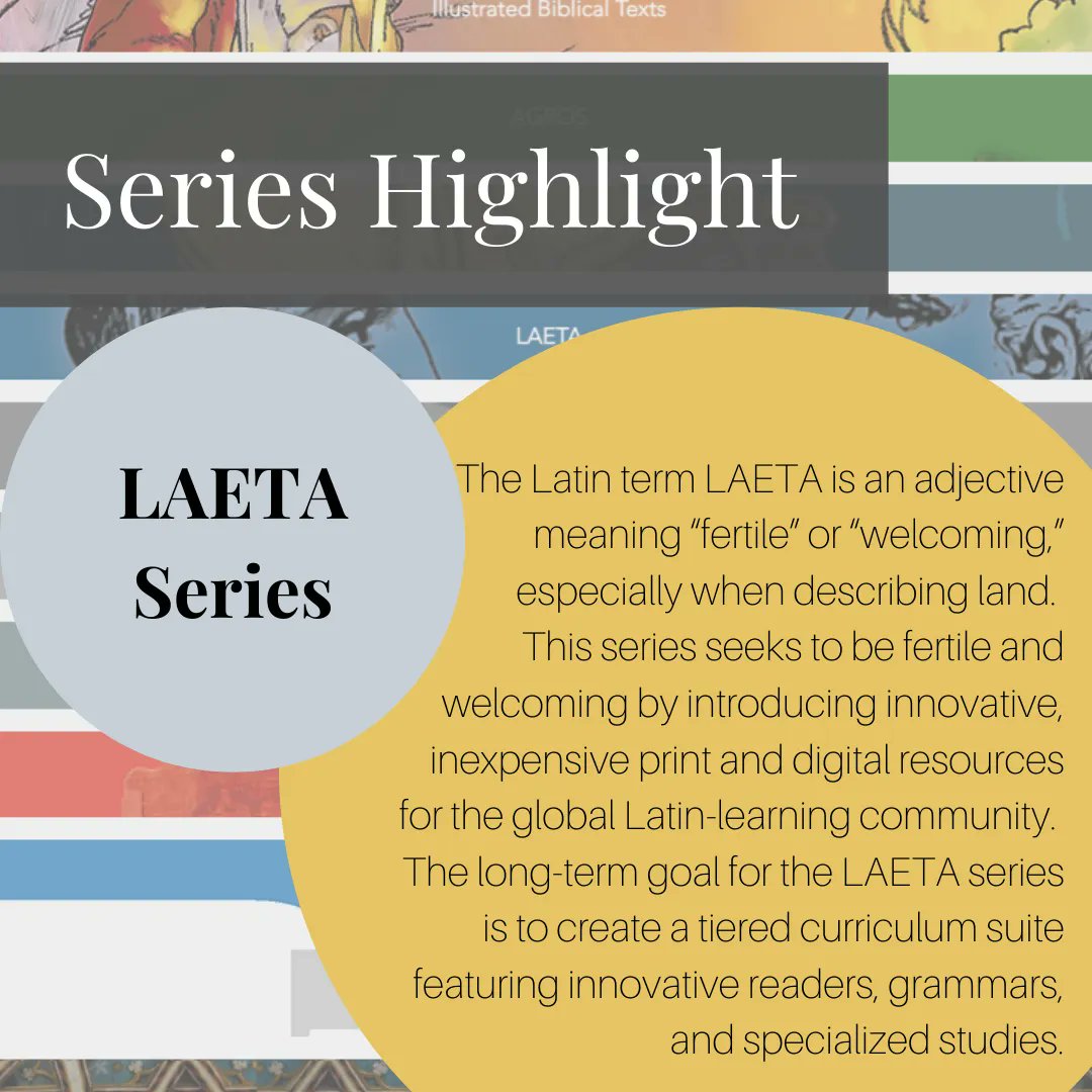GlossaHouse's tweet photo. Check out the LAETA series at https://t.co/YEVvXm3J5l!
#latin #glossahouse #latinresources #studylatin #learnlatin #ancientlatin https://t.co/hQPpc0EigP