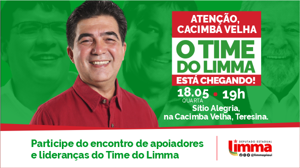 limmapiaui's tweet photo. Quem tá fechado com o #TimedoLimma? 🙋♂️🙋🏽🙋♀️
Amanhã é dia de encontro com os amigos e amigas da Cacimba Velha, pra ouvir as demandas e construir junto com a população o nosso projeto de desenvolvimento da região. Bora?
Mandato participativo se faz assim! 😉
#LimmaPiauí https://t.co/IMSxLDy3kF