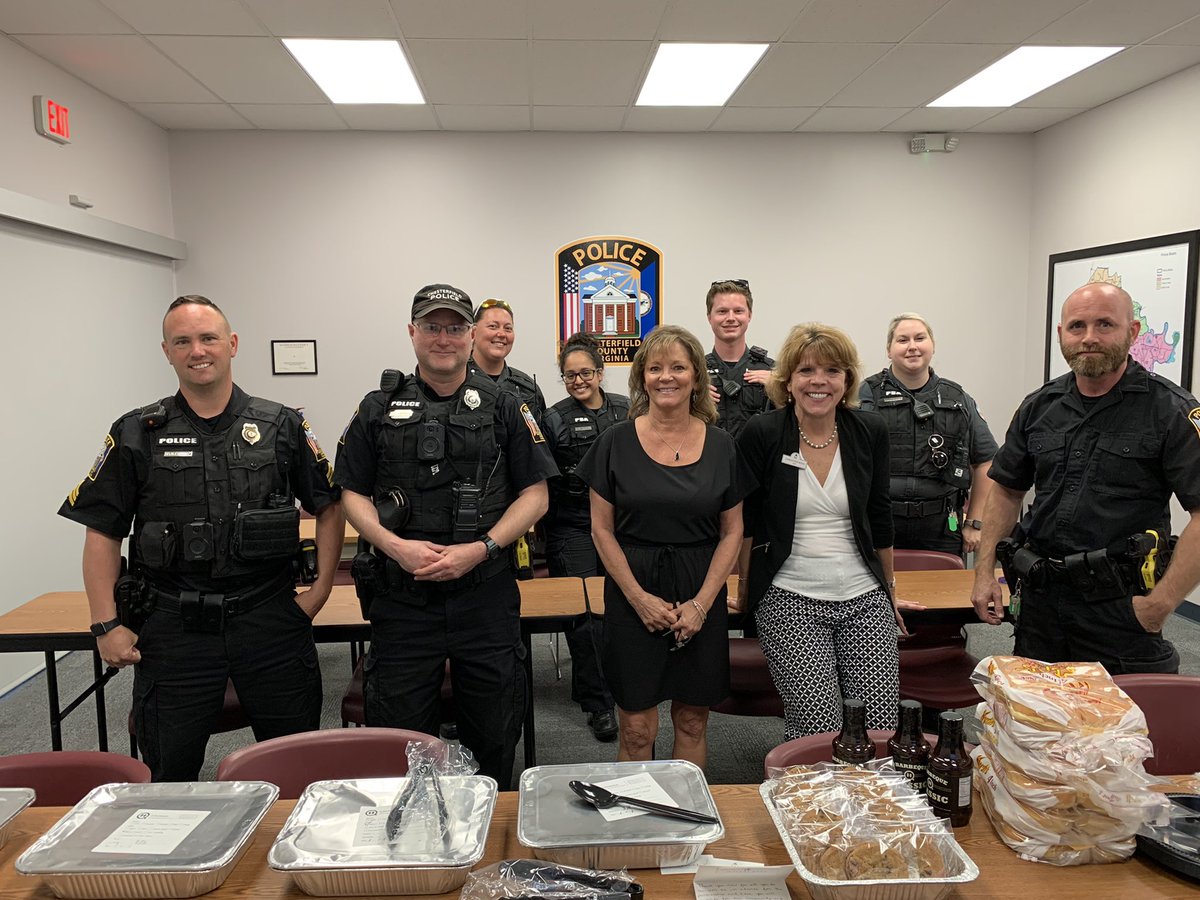 Thank you!!! Watercrest Senior Living for the amazing lunch you provided to our Swift Creek officers and PSA staff. Offices here at Swift Creek District Station welcomes you and we look forward to serving your residents @ Watercrest <a href="/CCPDVa/">Chesterfield Police</a>