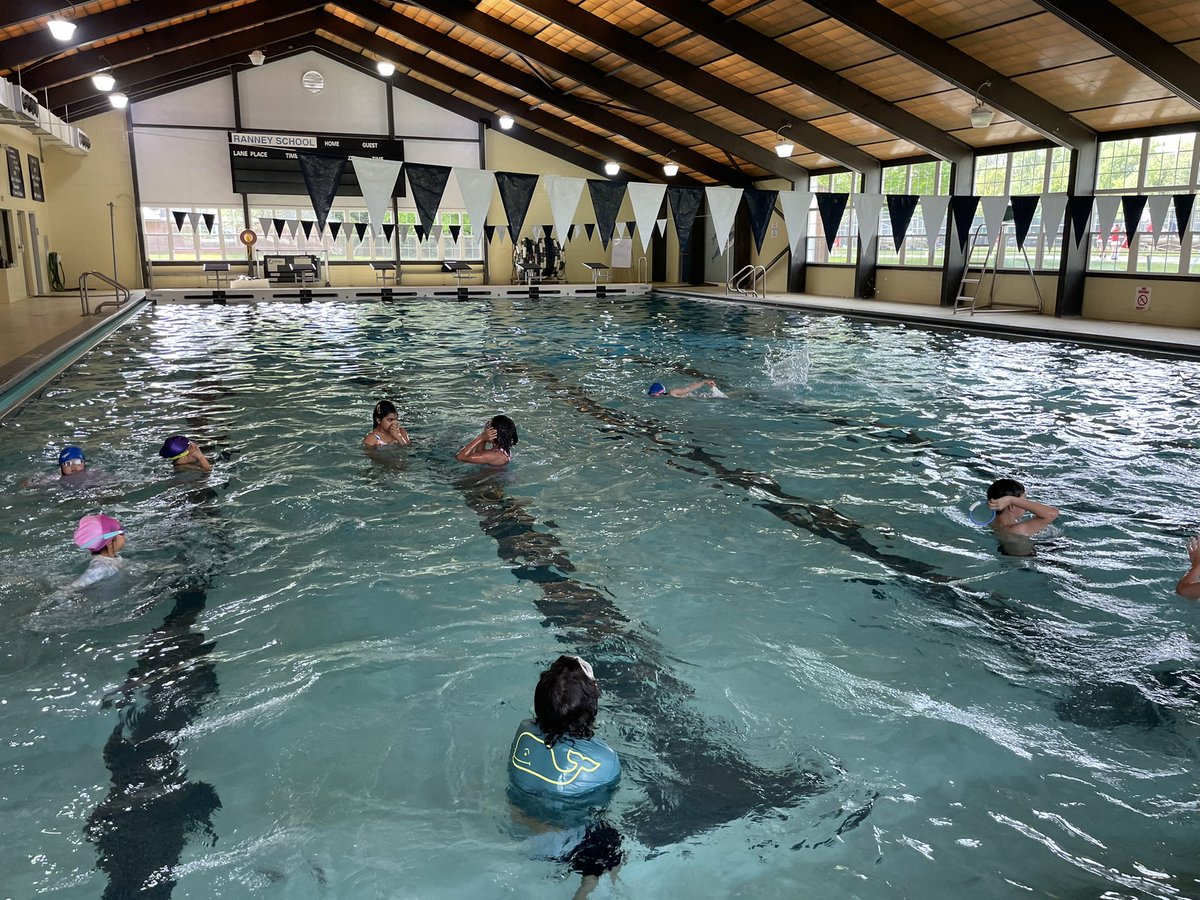RanneyAthletics's tweet photo. It’s always a great day when we get to swim with Coach Pete! Another awesome day at Lower School Sports Combo! @ranney_lower @ranneyschool https://t.co/oJXFLyvmjJ