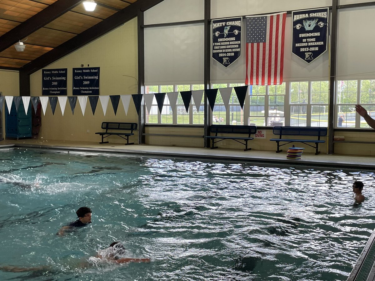 RanneyAthletics's tweet photo. It’s always a great day when we get to swim with Coach Pete! Another awesome day at Lower School Sports Combo! @ranney_lower @ranneyschool https://t.co/oJXFLyvmjJ