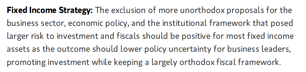 No, el informe de Morgan Stanley no dice q el borrador constitucional "promovería la inversión".

El informe dice q la exclusión de las normas q suponían un mayor riesgo debería ser positivo para la renta fija, promoviendo la inversión.

Increíble irresponsabilidad de El Mercurio