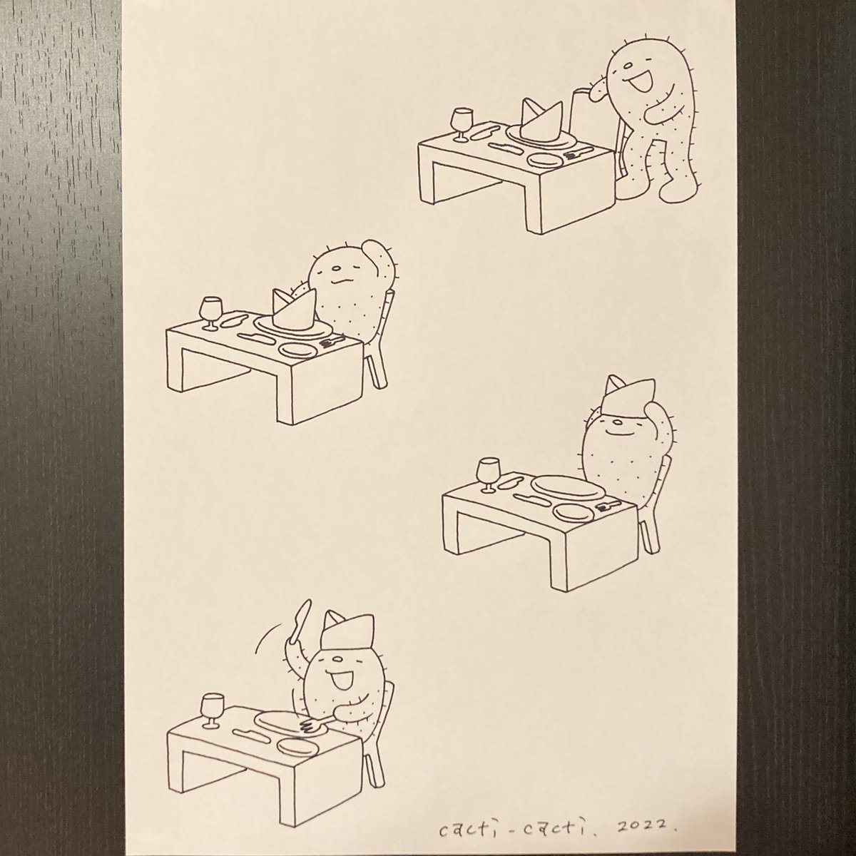 Official2Check's tweet photo. 今日も夏日になりそうな札幌からおはようございます。
#テーブルマナー #エチケット
#4コマ漫画 #fail #comicstrips
#tablemanners #tableetiquette https://t.co/vKvnNAgPmV