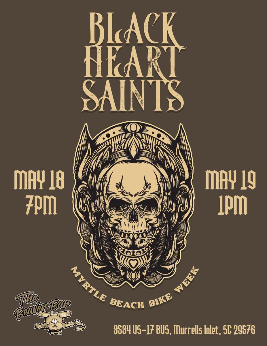 BlackHeartSts's tweet photo. #myrtlebeach #myrtlebeachbikeweek #beaverbar #BikeWeek2022 https://t.co/MrDnFJOrru