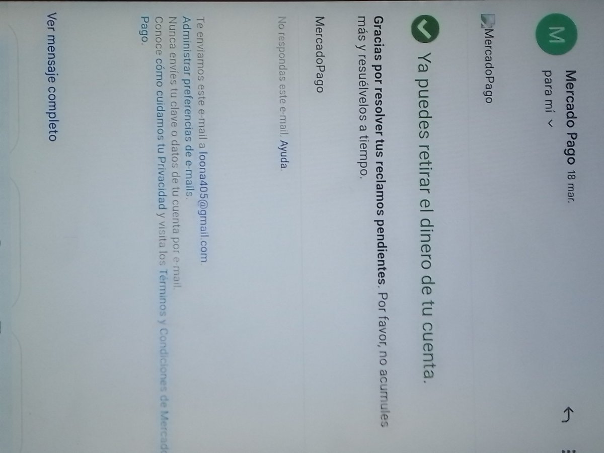 sanrangeio's tweet photo. @ML_Ayuda Mas de 4 meses esperando una respuesta
173417657 número de caso

Esperando a que liberen mi dinero y no lo hacen,dicen que lo puedo hacer y me dan la misma o nula respuesta https://t.co/AqJ04HCzEH