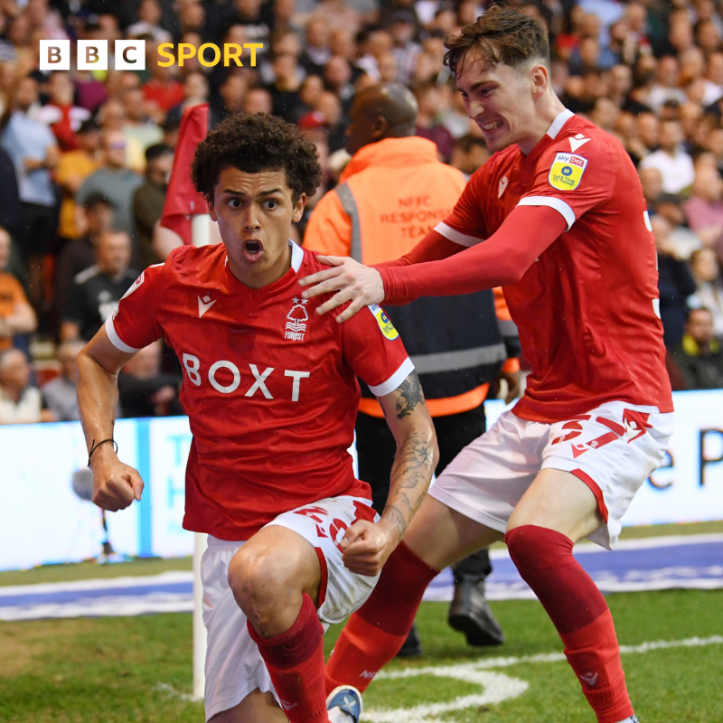 BBCSport's tweet photo. Nottingham Forest have done it! 

They beat Sheffield United 3-2 on penalties. 

They will play Huddersfield in the Championship play-off final at Wembley on 29 May. 

A place in the Premier League up for grabs.

📲 Follow reaction on the @BBCSport app.
 
#BBCFootball #BBCEFL