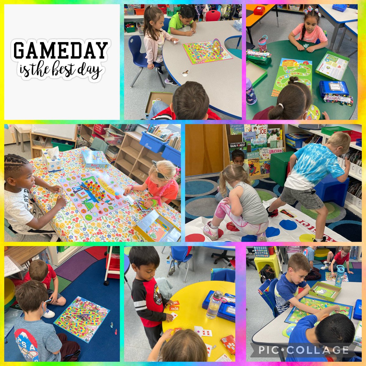 Great Game Day with these guys and girls 😊#Gday #Kfun #ABCcountdown #playingislearning @RandolphSchools @mbernal_DrB @KatherineTThorn