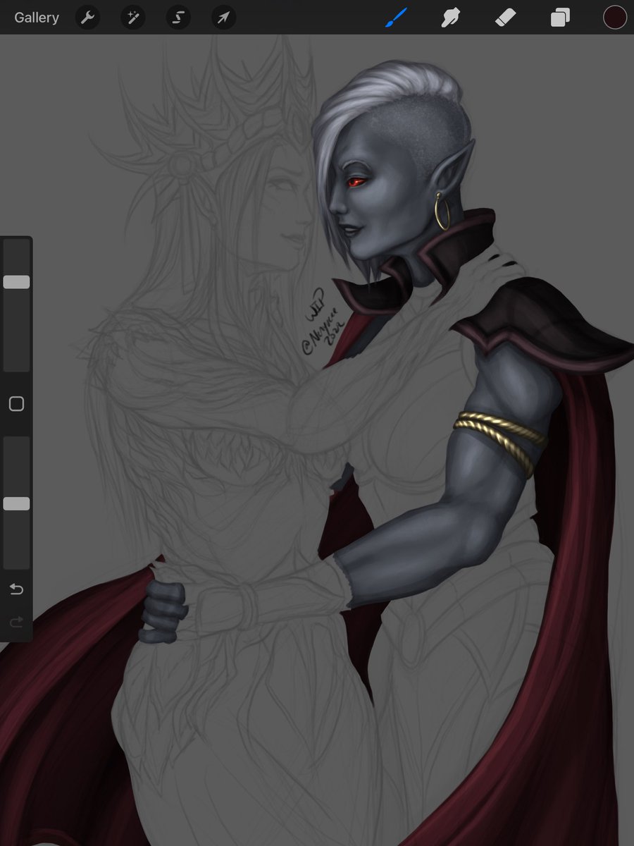 Nenyveee's tweet photo. Working on a wonderful commission for @esmeeresidae !!

Featuring Mephala and Boethiah!!

#ESOfam #ElderScrollsOnline #ElderScrollsArt #Daedra #Mephala #Boethiah #Oblivion #art https://t.co/cC4QALL6bp