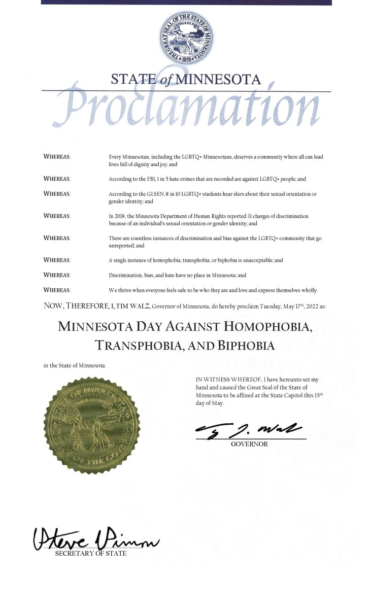 LtGovFlanagan's tweet photo. Our LGBTQ+ Minnesotans deserve to be their whole, beautiful, and authentic selves – without fear. 
 
Today, we recommit to building a state where everyone feels safe, welcome, and free. https://t.co/dYnP9zAnwx