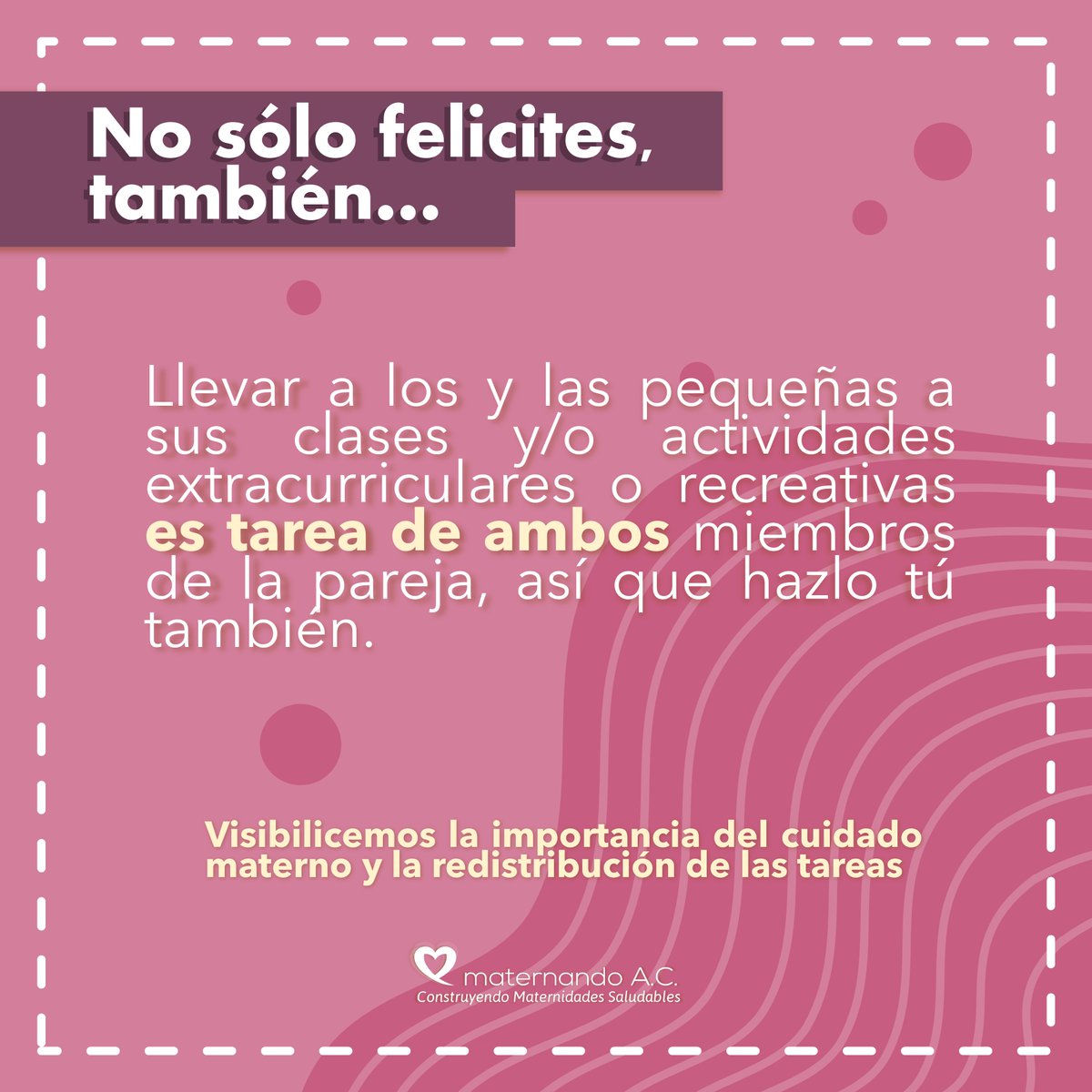 maternandoAC's tweet photo. Seamos conscientes todos los días, no solo uno por año💜 https://t.co/7gQSt1W2UR