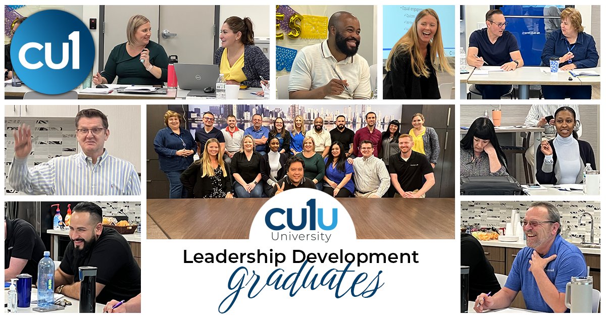 MyCreditUnion1's tweet photo. Today, CU1U held the final workshop in our Leadership Development series. Congratulations to the graduates! #creditunion1 https://t.co/VCP5Bp6206