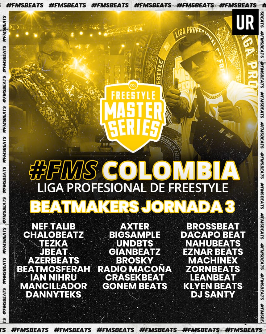 fmscolombia_'s tweet photo. La tercera jornada, la #FMSCali, fue épica e histórica.

En esta fecha las instrumentales estuvieron a cargo de estos autores 🎧

¿Cuál fue tu beat favorito de esta jornada? 

¡Menciona a su autor! https://t.co/2rbMQV1rh8