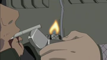 legadodekonoha's tweet image. - Dói né?
- O quê?
- Ver o Shikamaru acedendo o último cigarro do Asuma