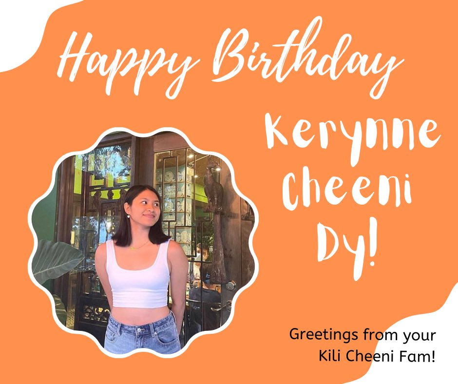 CheeniDyPH's tweet photo. Happy 24th birthday to our doc @_fettuCHEENI 🧡 We’re wishing you nothing but all the best in life. Goodluck with your finals, you got this! 🥰 Enjoy the rest of the day &amp; we love you so much! Sending orange hearts! 🧡🧡🧡 
#KiliCheeniFam https://t.co/B7AogrI28H