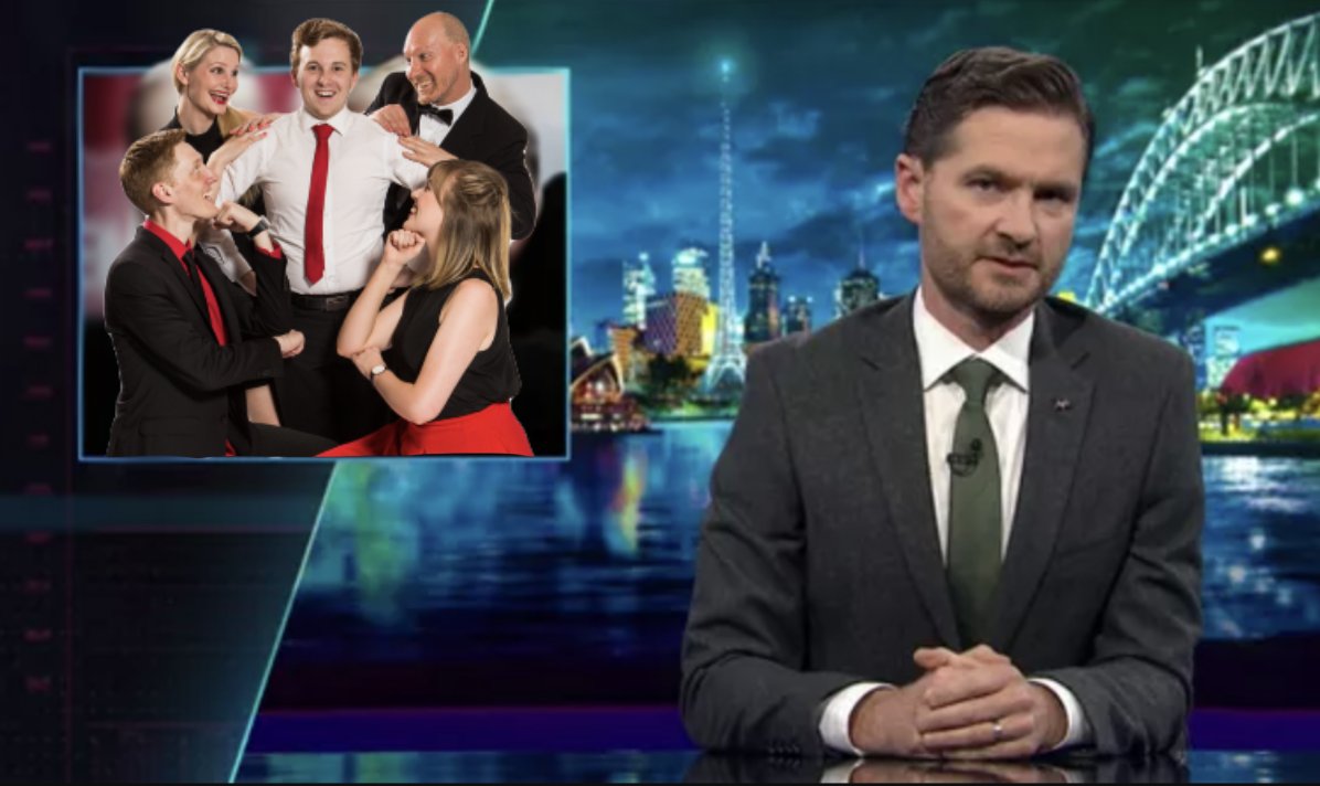 Impromptunes's tweet photo. Tonight, tune in to The Weekly with Charlie Pickering on @ABCTV @ 8.30pm!
You might see some VERY familiar faces as part of a musical election sketch...
#abctv #election2022 #charliepickering #theweekly #impromptunes https://t.co/cgsA1yDemX