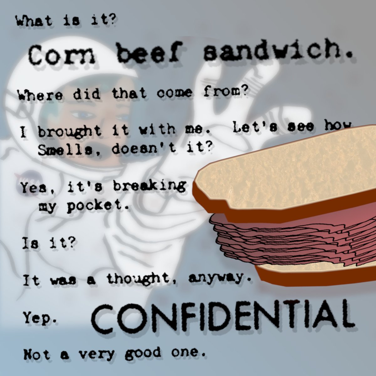 MatesInSpace's tweet image. What do astronauts eat in space?

Jack and Justin talk about the infamous Sandwich Incident on Gemini III.

Plus, a sneak preview of next week's crossover episode with our sister podcast Bevz with Sez 🥪