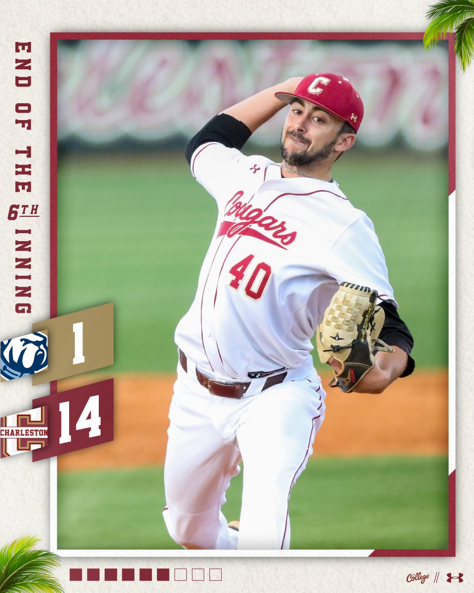 End 6 | Cougs are rolling. 😎

#comeCus 🌴⚾️