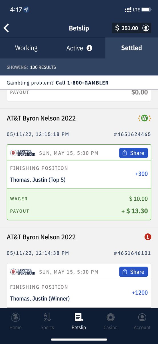 ⁦<a href="/BSSportsbook/">Bullshit Sportsbook</a>⁩ a top 5 finish is a top 5 finish, this should have been a $40 payout.  They explained to me a “Dead Heat Rule”. I’ve never seen that before and have bet golf for 2 years.  This is Bullshit Barstool
