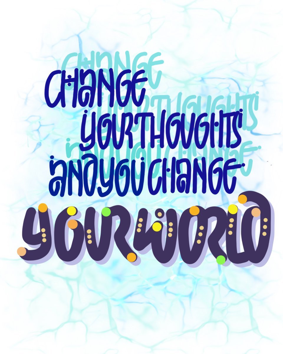 HNCalligraphy's tweet photo. Change your thoughts and you change your world.
~Norman Vincent Peale
配色を変えたものを、二つ並べてみました
#モノライン…thin-thickの変化の無い線による、#アンシャル体
#calligraphy #monoline
#UNCIALS #iPad #digital_calligraphy https://t.co/lPWb4j2dol
