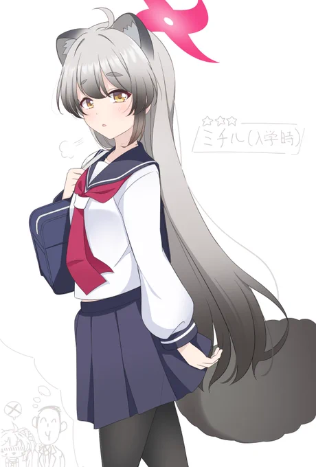 セーラー服の術 #ブルアカ 
