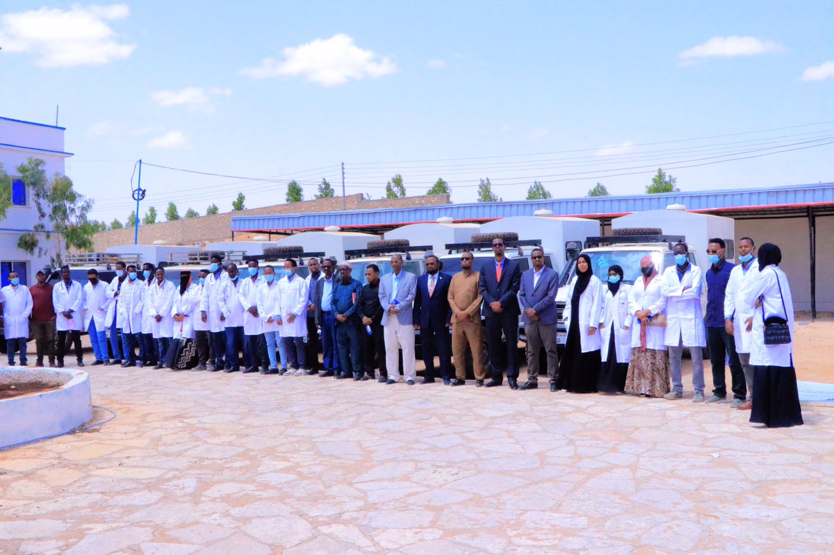 M_Libaahe's tweet photo. We launched 6 Mobile Veterinary Clinics of @MoLAH_Puntland which will work all regions in Puntland. This contributes to the efforts made by the Ministry to prevent and control animal diseases; We thank our valuable partners for their support and implementing this useful project. https://t.co/nIHzqh5Iag