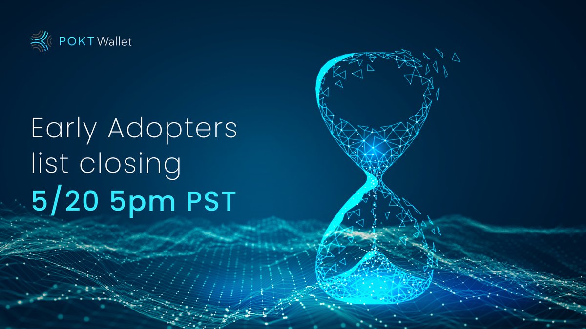 One of the most anticipated $POKT projects this year is launching soon.

Trust us, you'll want to be a part of our early adopter list as you know we will be giving out goodies. 

Join our discord &amp; telegram below before 5.20 @ 5pm PST to get locked in as an early adopter.