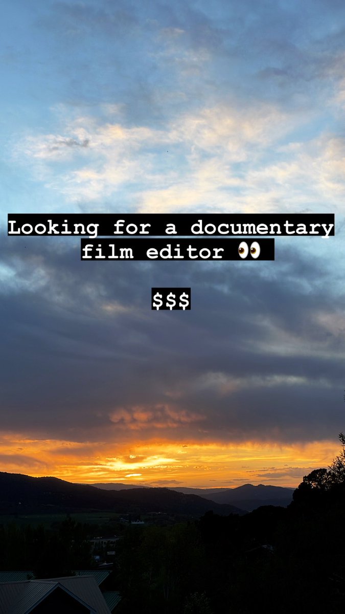 Looking for an editor!? Is it you? #Denver #Aspen https://t.co/BGTG5ExhCX