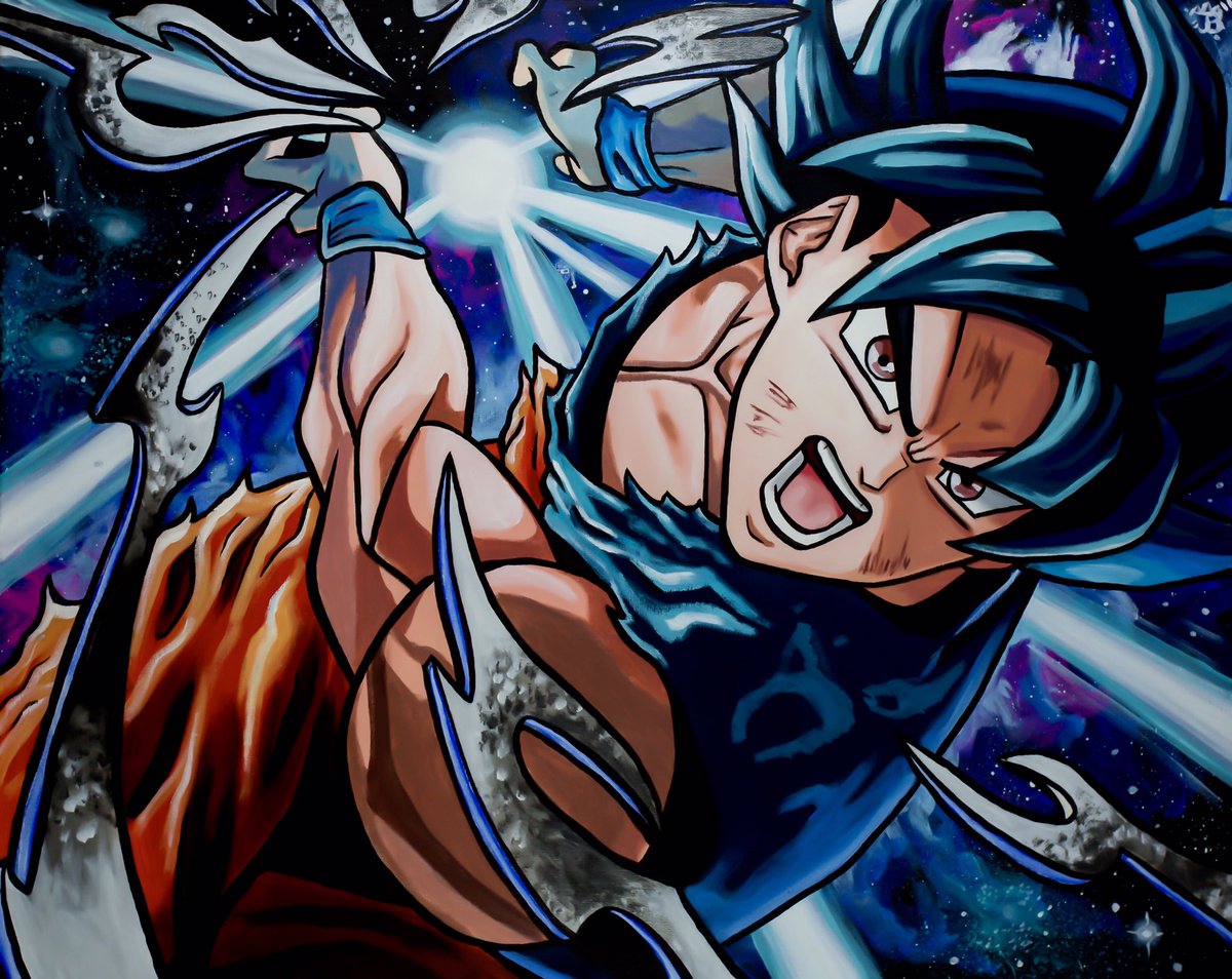 JaiBrooks1's tweet photo. New DBZ painting for sale! And also guys I’m selling high quality prints now on https://t.co/PHiNyicJW1 https://t.co/1ve4QuqYlO