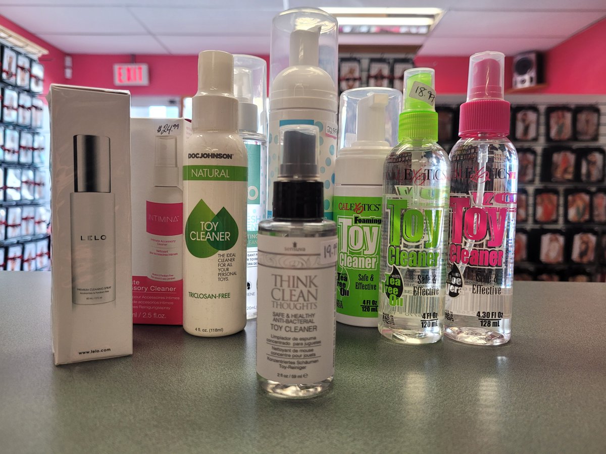 1loveshop's tweet image. We're celebrating Spring Cleaning by stocking up on toy cleaners!
We have vegan-friendly, hypoallergenic, paraben-free cleaning sprays, misters &amp;amp; foams, so you can be clean, when you're being dirty. #springcleaning #thinkcleanthoughts #toysforgrownups @calexotics @lelo_official