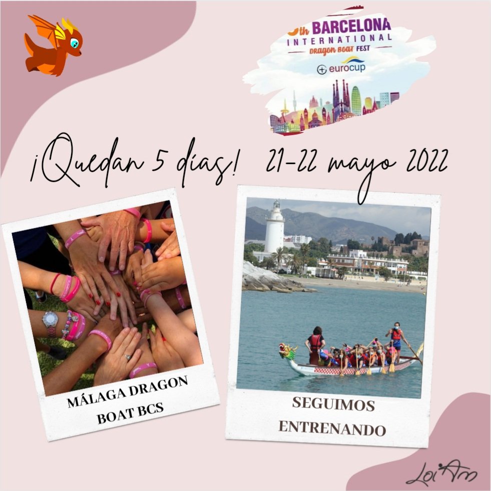 malagadragonbo1's tweet photo. El @DragonBoatE es un evento deportivo en el q participamos los clubs internacionales Dragon Boat y BCS de todo el mundo. Mujeres supervivientes de cáncer de mama forman el movimiento BCS, y este fin de semana nos hermanamos para competir juntas con la fuerza del Dragón  🐉💪 https://t.co/H3xBgICNkR