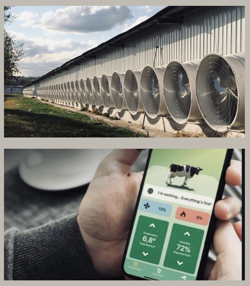 Optimize your ventilation operations directly from your phone with Agrimesh Technologies 🐄

#intelligenceartificielle #ai #ventilation #jolco #optimisation #vacheslaitieres #dairyfarming #dairyfarm #cow