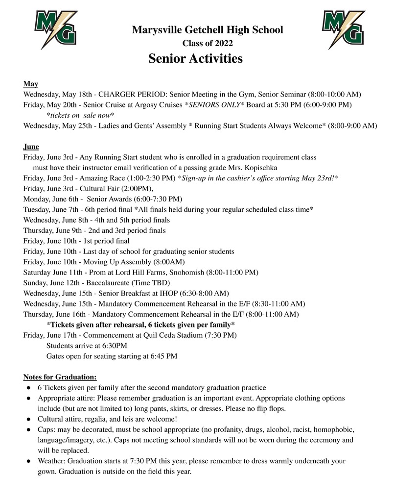 MGHS_MSD25's tweet photo. IMPORTANT: Senior Activities! https://t.co/cD6rQHCdeO