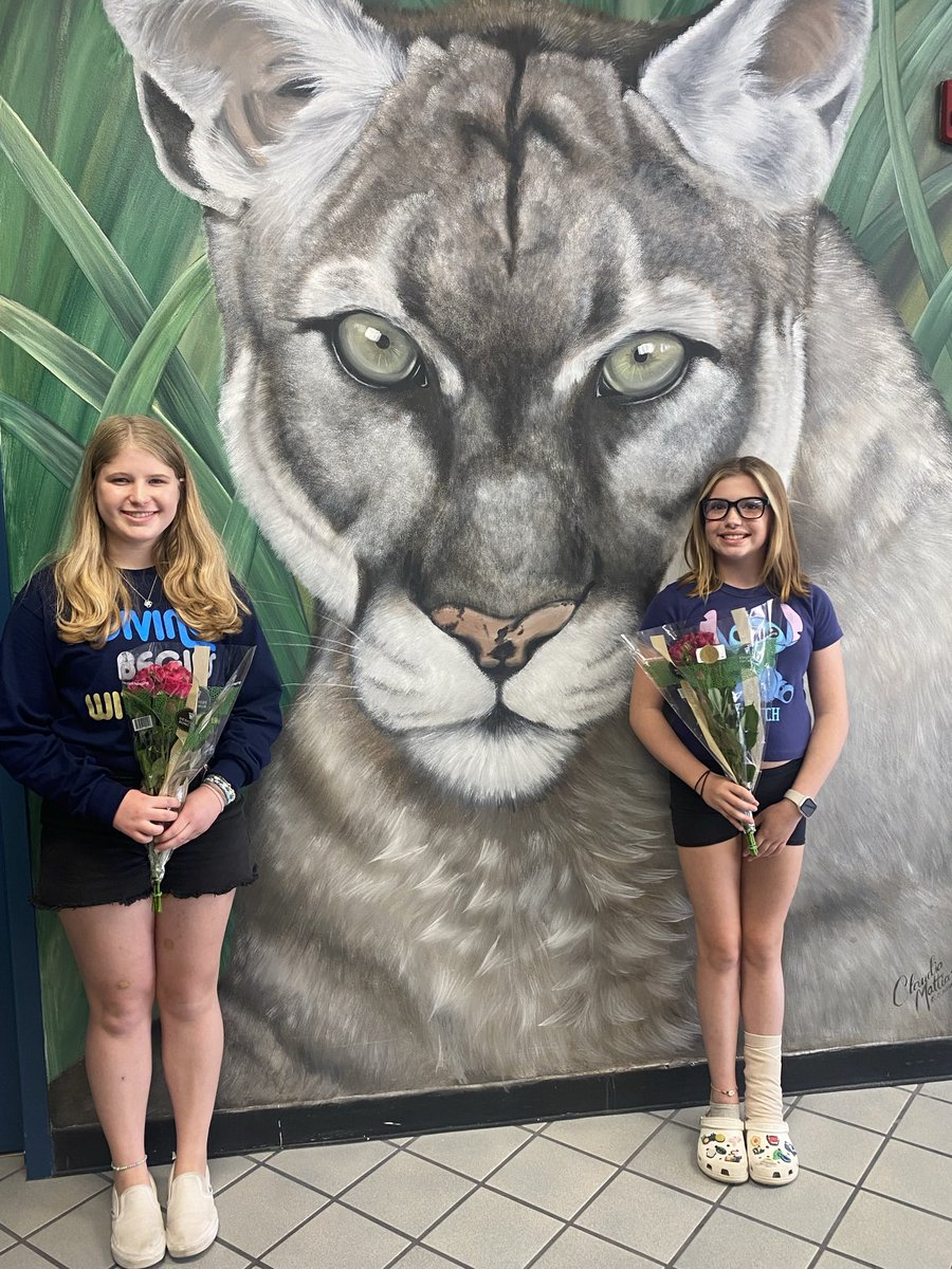 PineViewMiddle's tweet photo. Very proud of Davina Horowitz & Rylee Kincaid who will be recognized by the Pasco County School Board tonight as two of Pascoβs 26 best science students that competed at the state level! @pascoschools #ibstrong #pantherproud #ibknowledgeable https://t.co/oCVysg3vlE