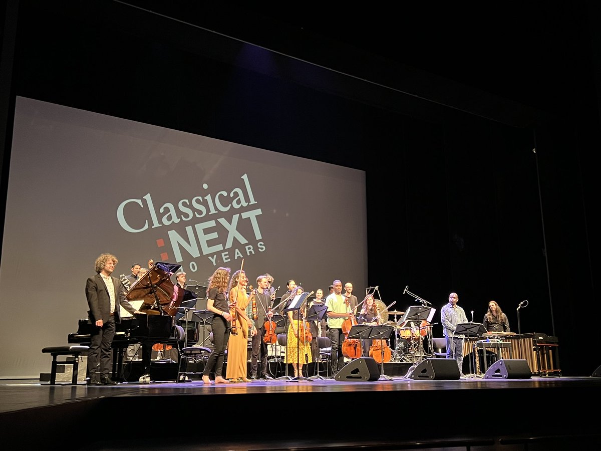 StAndrewsVoices's tweet photo. Tonight’s showcase concert was presented by @BLKLivesinMusic featuring #AsamburaEnsemble @AyannaWJ #ColorfullUK #JasonYarde! An absolute treat to see Laura of @TheAyoubSisters represent 🏴 🇪🇬 up on stage! #CNext22 https://t.co/SS5aMMq1i4
