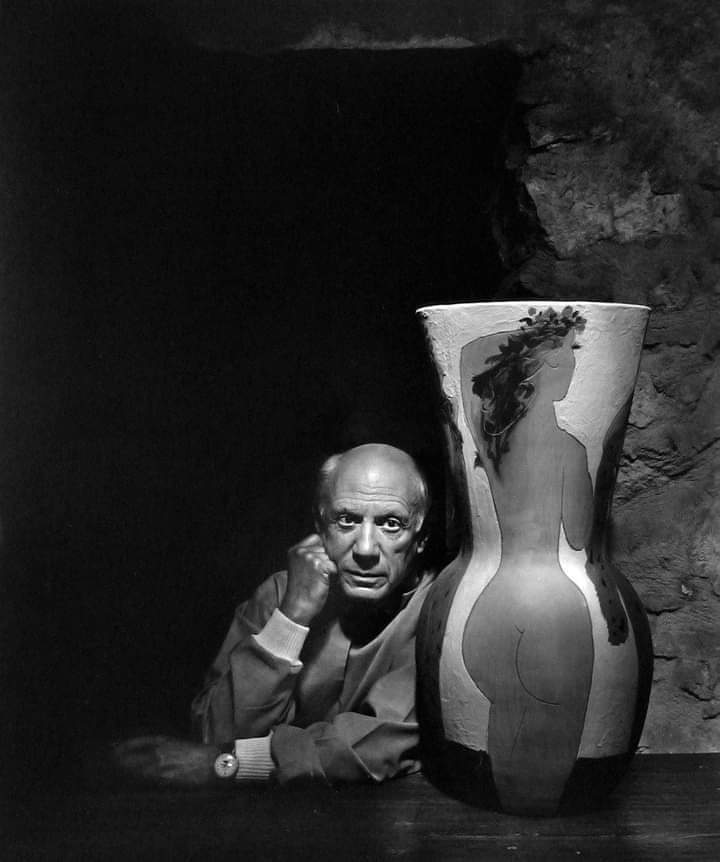 Pablo Picasso. photo by Yousuf Karsh.