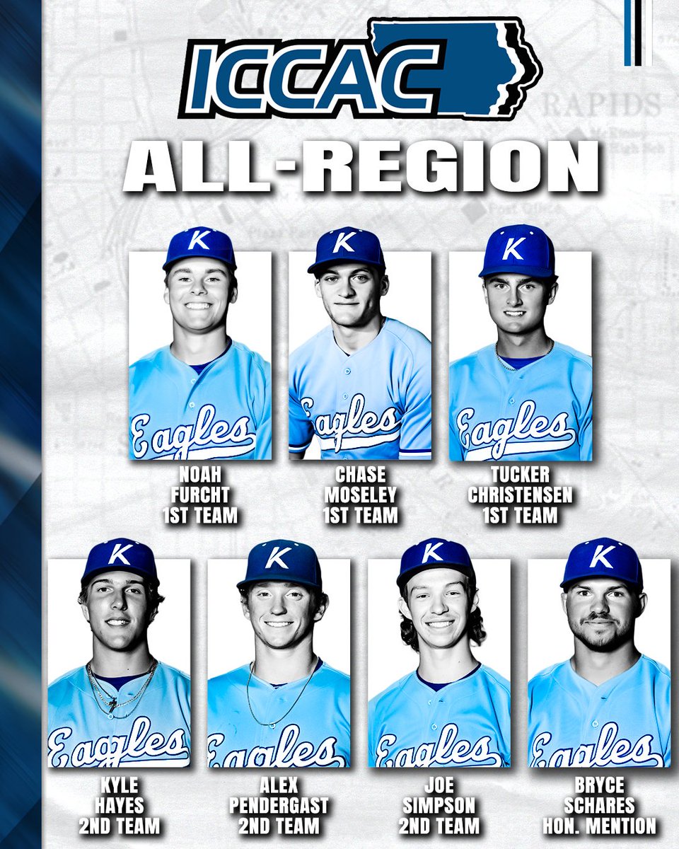 𝗔𝗟𝗟-𝗥𝗘𝗚𝗜𝗢𝗡 𝗛𝗢𝗡𝗢𝗥𝗘𝗘𝗦!

#WingsUp 🦅⚾ | <a href="/KCC_BSB/">Kirkwood Baseball</a>