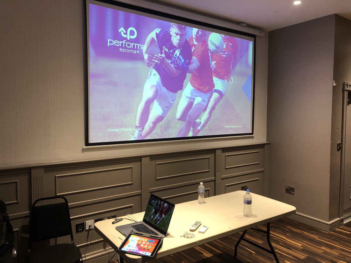 performasports's tweet photo. Great catch up @ClonoeORahillys to deliver a club workshop discussing coaching & performance analysis. Thanks for the welcome & best of luck for the season #GAA #Coaching #GameAnalysis #TrainingAnalysis #AlwaysLearning https://t.co/hhRpTFbArP