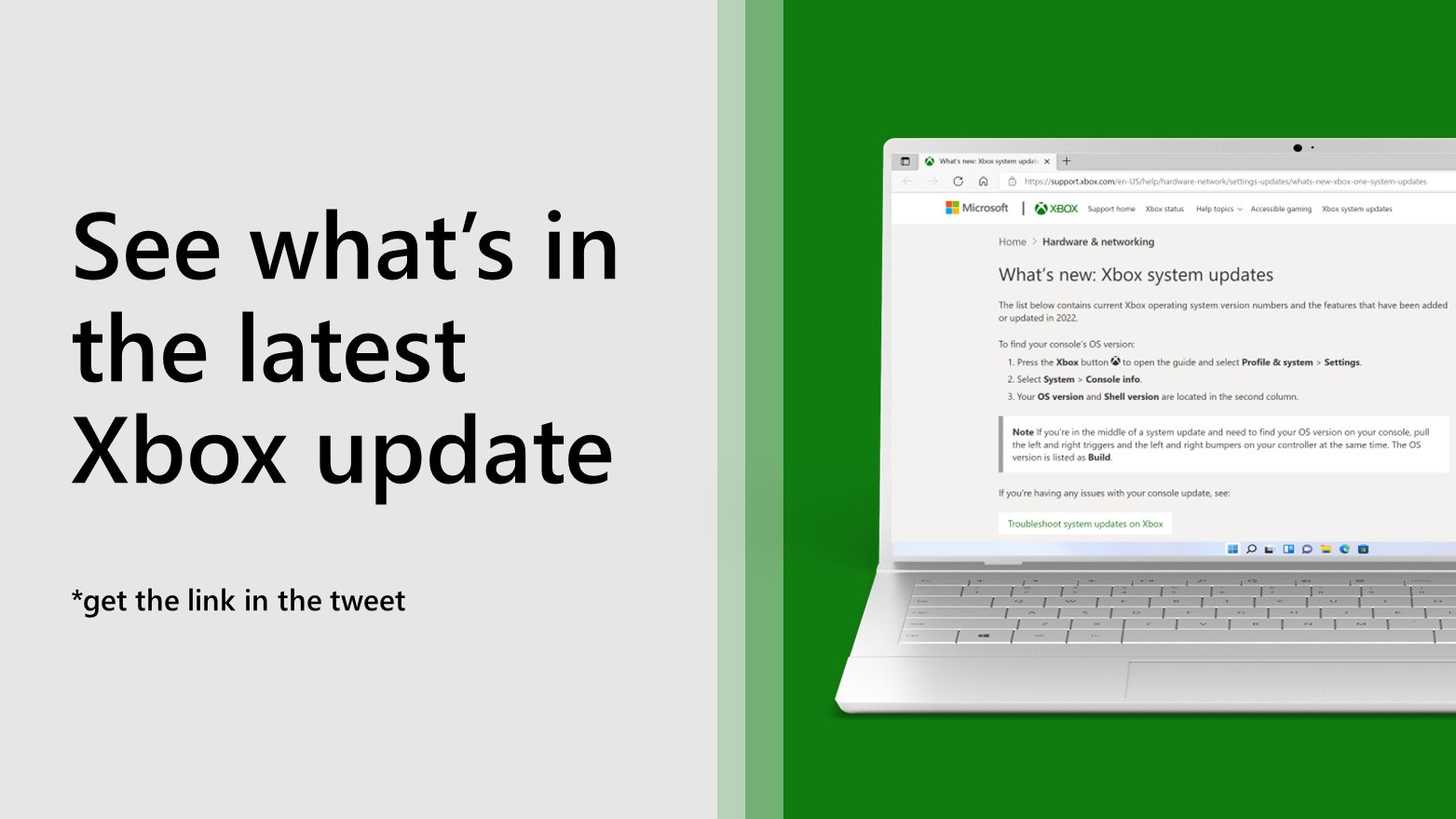 Xbox Support on Twitter "RT MicrosoftHelps Keep uptodate on Xbox