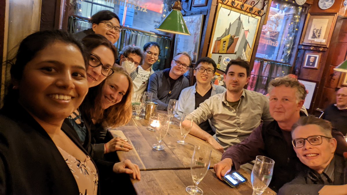 WaniaGroup's tweet photo. Now that we're almost done with all our presentations at #SETACCopenhagen, we celebrated with our first group dinner in more than 2 years! A few alumni and friends joined in as well! 🍻🥂🍻 https://t.co/RyBArlVKEr