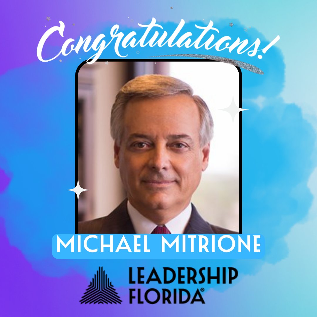LeadershipFla's tweet photo. #LeadershipFlorida congratulates Michael Mitrione, #CornerstoneClass28, for receiving the Gaeta Chairman’s Award of Excellence from the Palm Beach North Chamber of Commerce! We are proud to have you as a member! https://t.co/HxjqvE6joC
